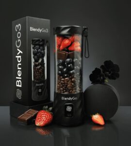 Turmixgépe vezeték nélküli blendygo 3 smoothie mixer Fekete