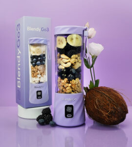 Turmixgépe vezeték nélküli blendygo 3 smoothie mixer Levendula